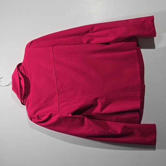 Ruffle Collar Pink Jacket M - Picture 3 of 8